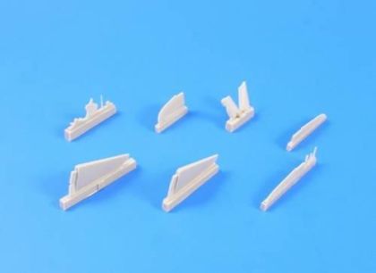 1:72 A6M3 Model 32 Zero Tail Cone & Tail Planes for Tamiya