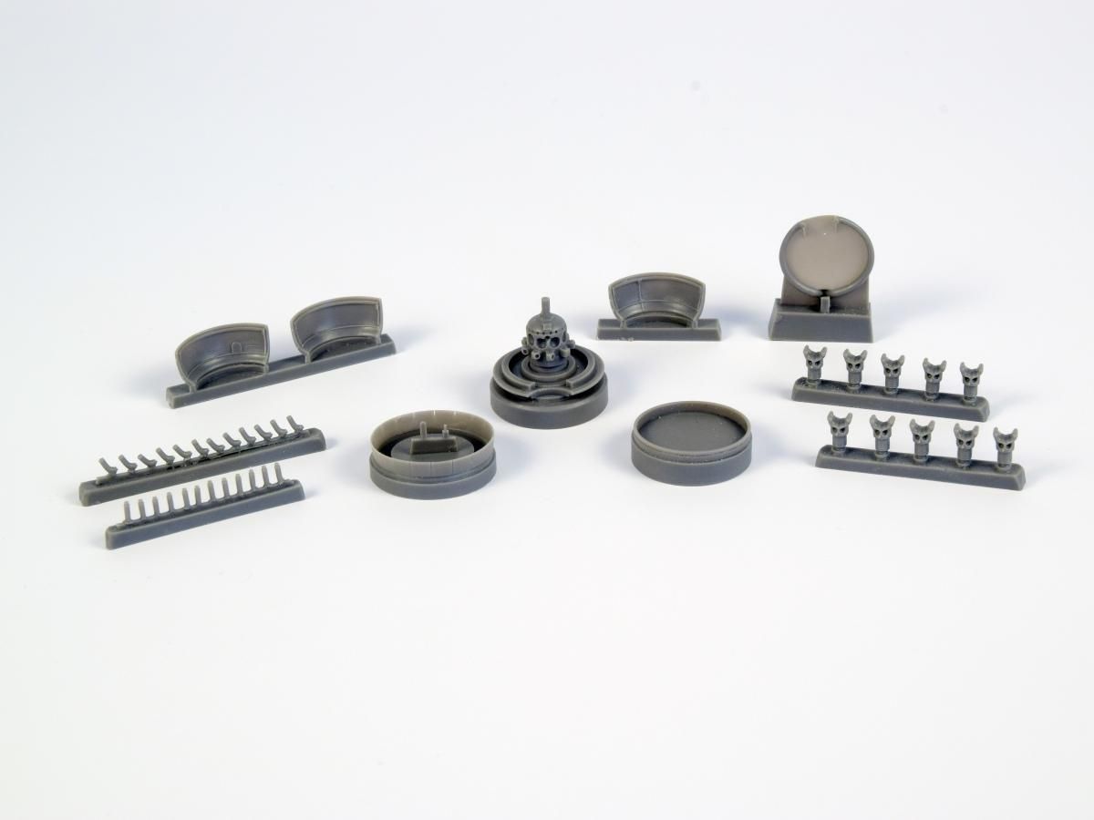 1:72 Boeing B-17G – Engine Set (port side engine, 1pcs) for Airfix kit