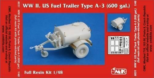 1:48 WW II.US Fuel Trailer Type A-3(600 gal.)full resin kit