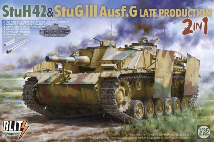 1:35 StuH 42 & StuG III Ausf. G Late Production 2in1