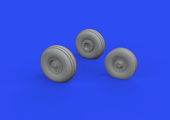 1:48 North-American/Rockwell OV-10A/OV-10D Bronco wheels with weighted tyre effect