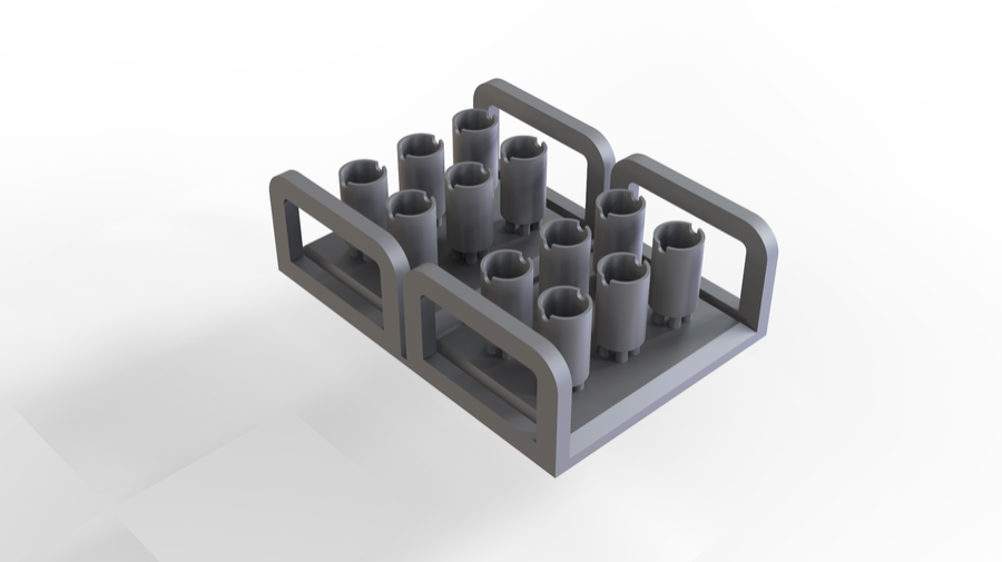 1:35 GERMAN AFV SMOKE LAUNCHERS, ONLY TUBES - EMPTY, FOR KIT OR PE HOLDERS, FOR 2 VEHICLES