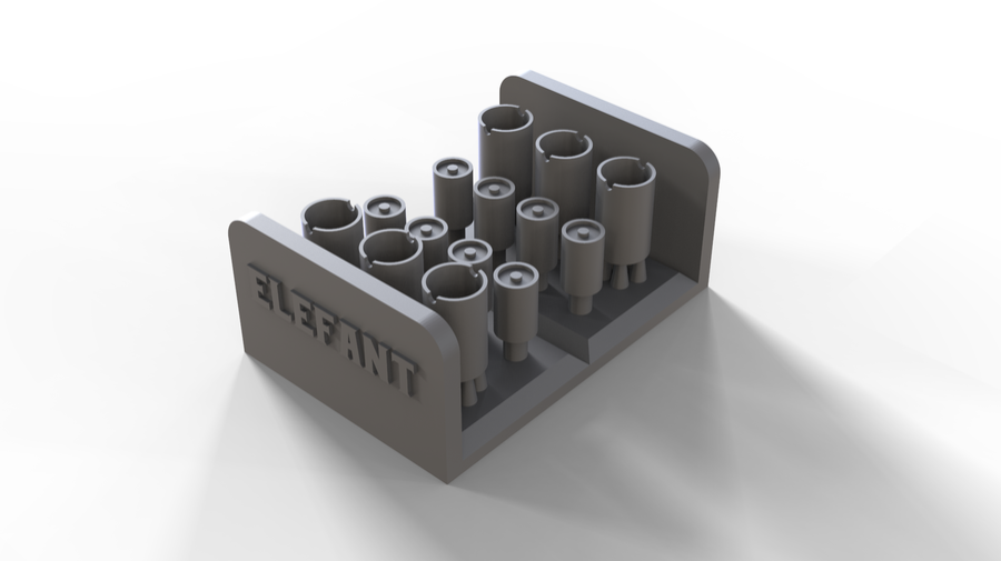 1:35 GERMAN AFV SMOKE LAUNCHERS, TUBES WITH GRENADES, FOR KIT OR PE HOLDERS, FOR 1 VEHICLE