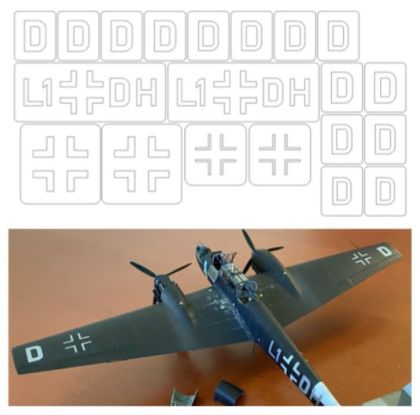1:48 48 Bf 110 C (pro Eduard 8201, marking E)