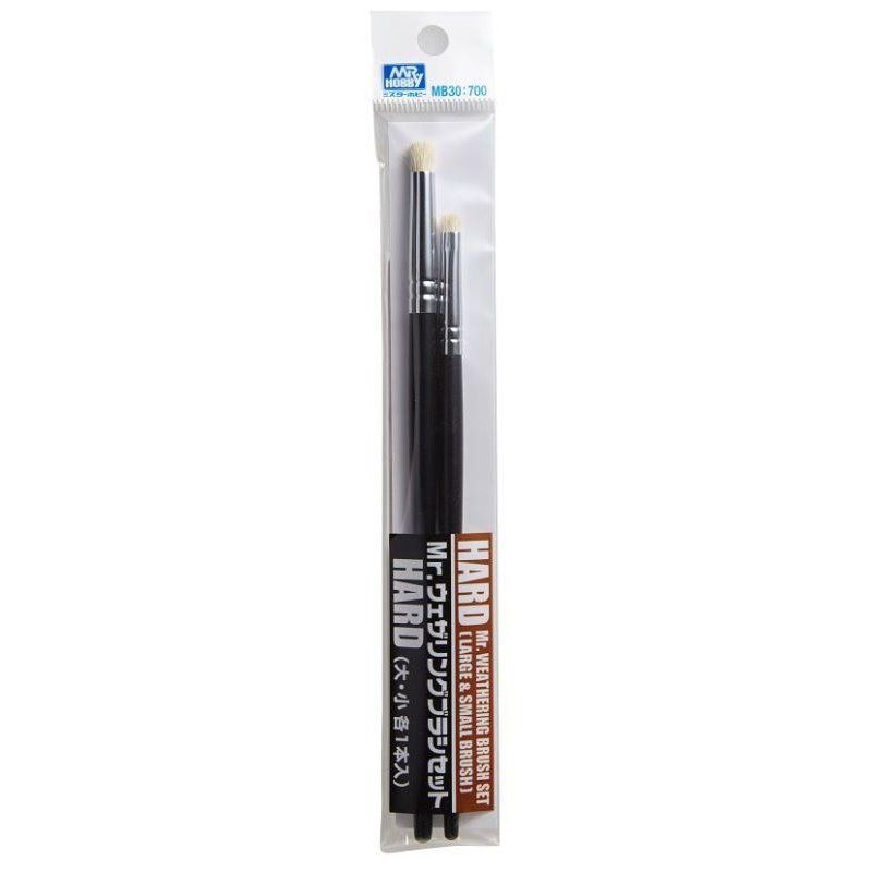 Mr. Weathering Brush Set Hard