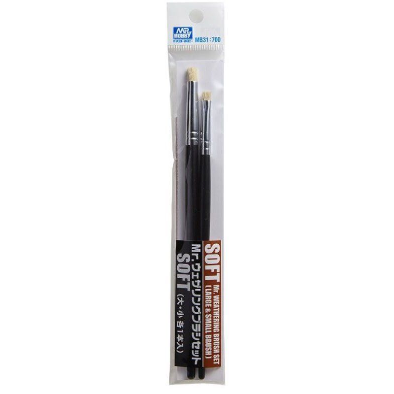 Mr. Weathering Brush Set Soft