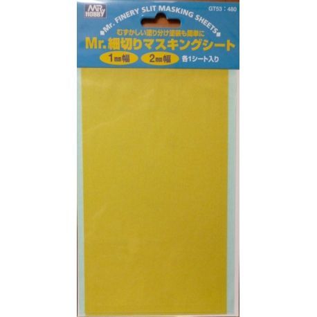 Mr. Finery slit masking sheets - 1mm and 2 mm