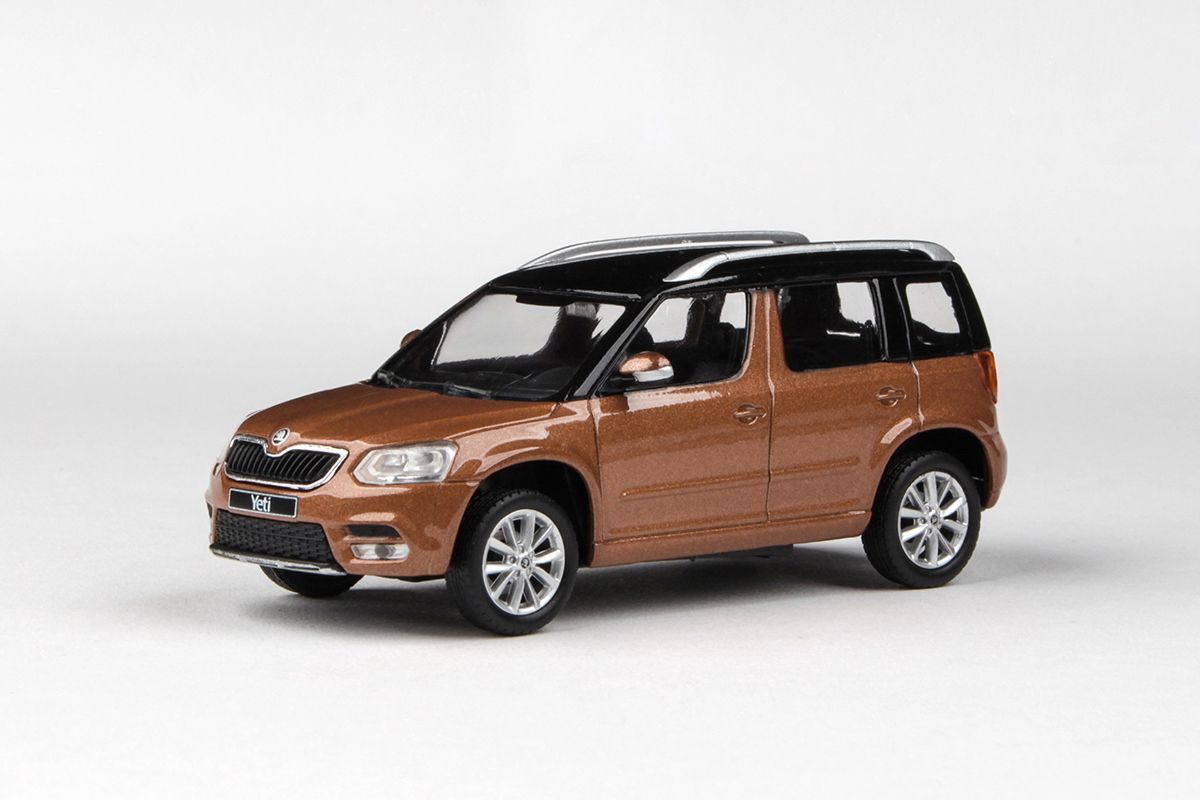 1:43 Škoda Yeti FL (2013) - Oranžová Terracotta Metalíza