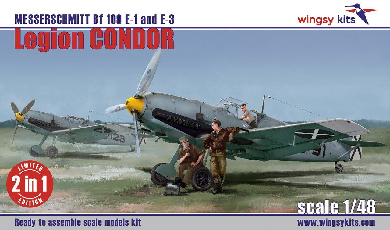1:48 Messerschmitt Bf 109 E-1 & E-3 Legion Condor