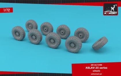 1:72 ASLAV-25 series wheels w/ 325/85 R16 XML tires