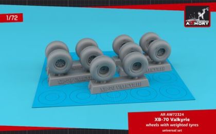 1:72 XB-70 Valkyrie wheels w/ weighted tyres