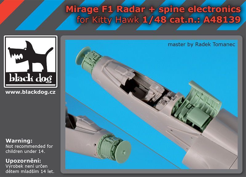 1:48 Mirage F1 radar+spine electronic