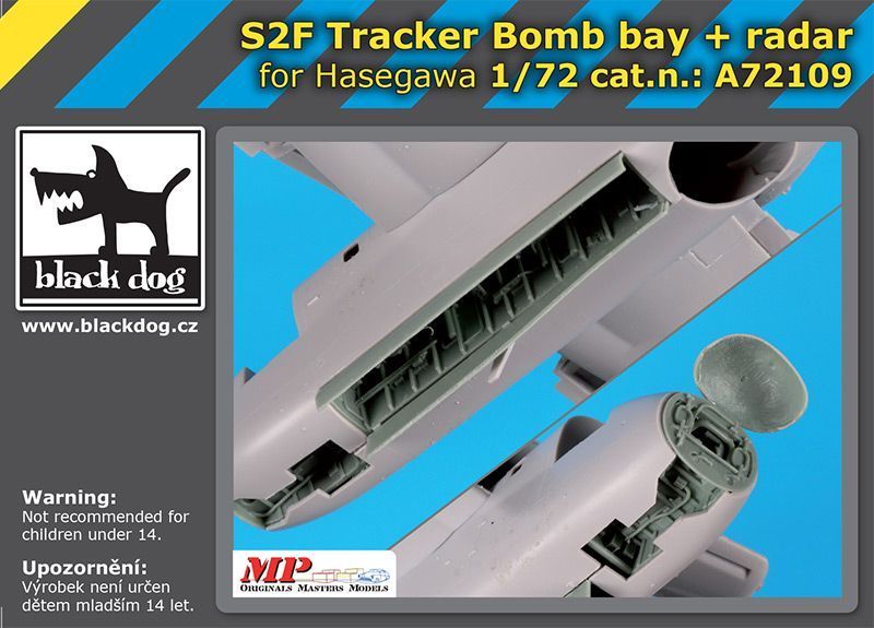 1:72 S2F Tracker bomb bay+radar