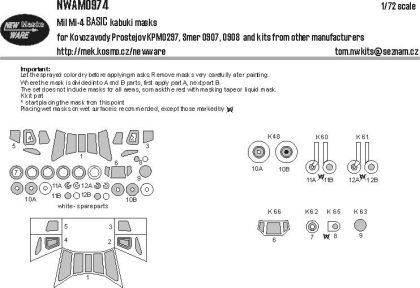 1:72 Mil Mi-4 BASIC kabuki masks