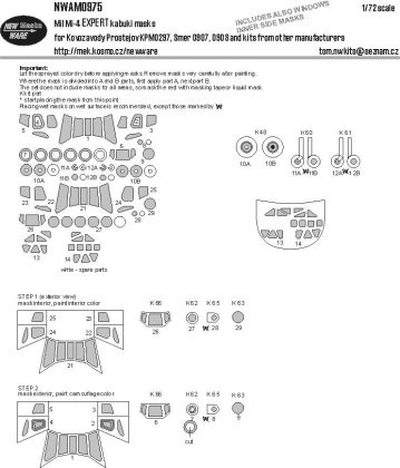 1:72 Mil Mi-4 EXPERT kabuki masks