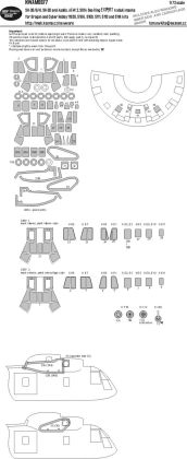 1:72 Sikorsky SH-3D/G/H, SH-3D+Apollo, S61A, AEW.2 Sea King EXPERT kabuki masks