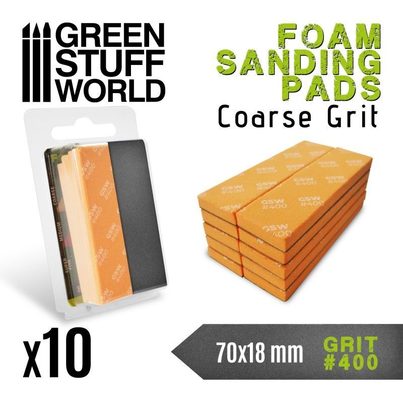 Foam Sanding Pads 400 grit