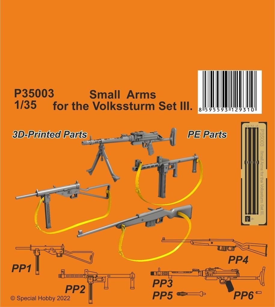 1:35 Small Arms for the Volkssturm Set III.