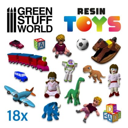 1:48-1:35 Children Toys Resin Set
