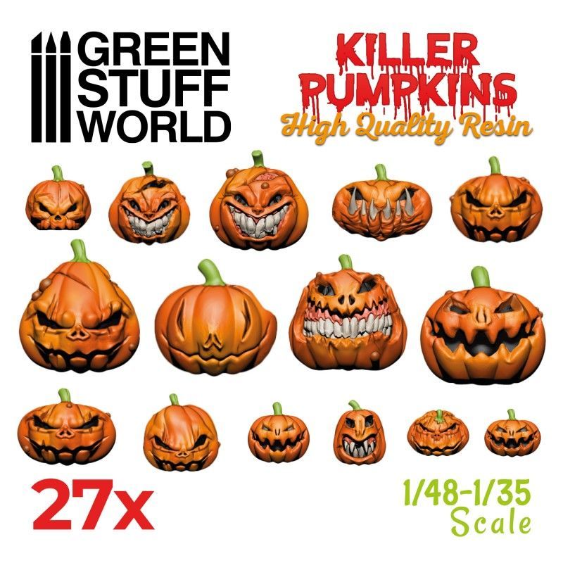1:48-1:35 Resin Killer Pumpkins