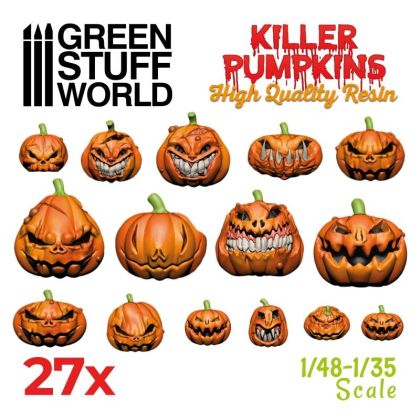 1:48-1:35 Resin Killer Pumpkins