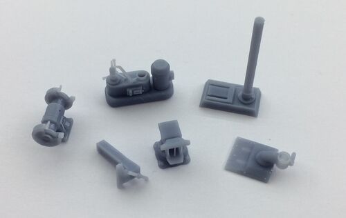 1:24 GARAGE SET # 1 - Vice, Bench Grinder, Bench Drill