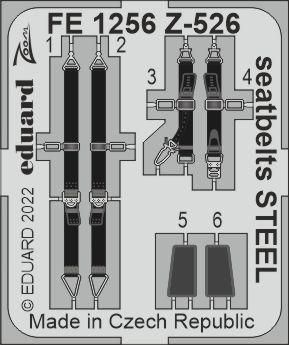 1:48 Z-526 seatbelts STEEL