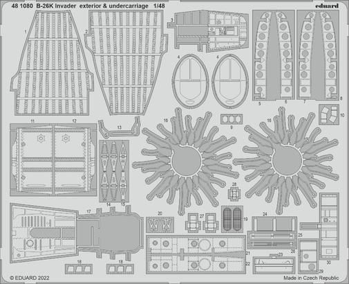 1:48 Douglas B-26K Invader exterior & undercarriage