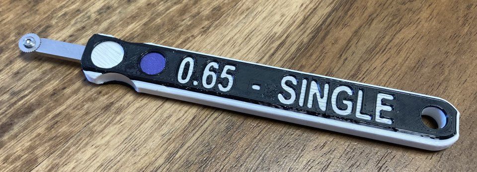 Nýtovací kolečko jednořadé rz 0,65 mm pro 1/48