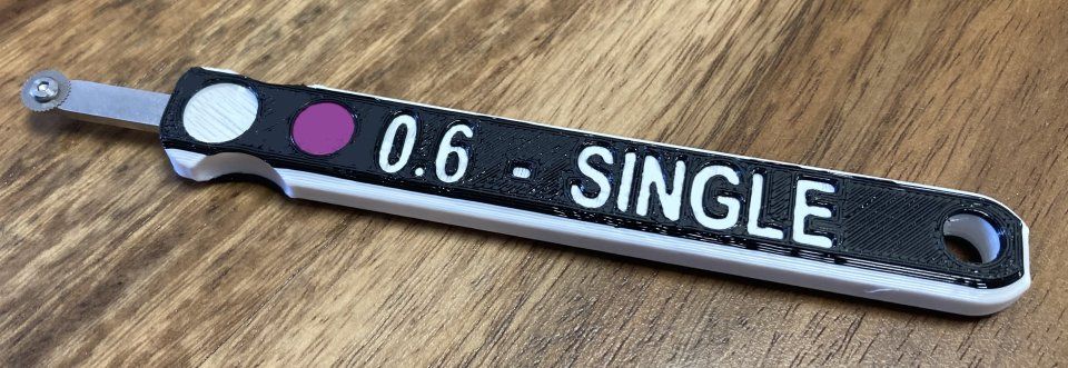 Nýtovací kolečko jednořadé rz 0,60 mm pro 1/48