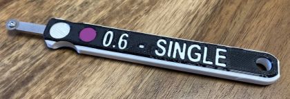 Nýtovací kolečko jednořadé rz 0,60 mm pro 1/48