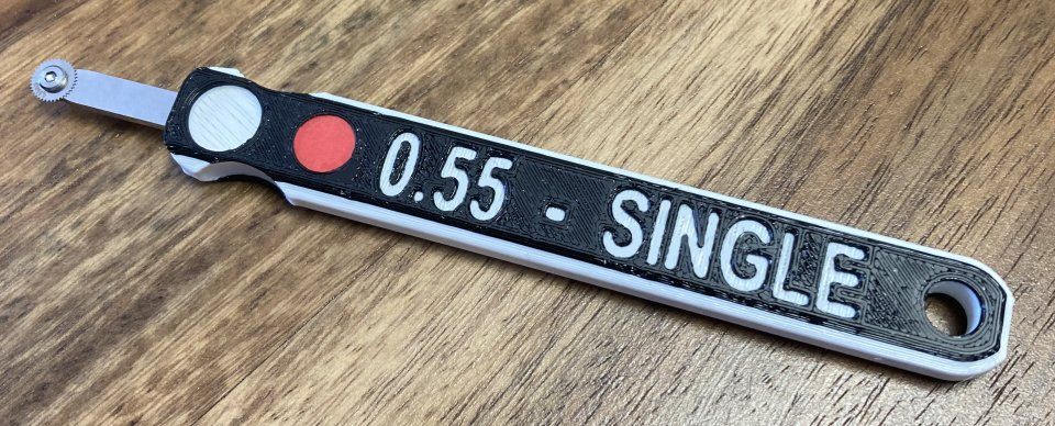 Nýtovací kolečko jednořadé rz 0,55 mm pro 1/72 + 1/48