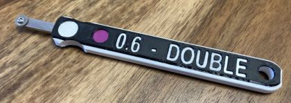 Nýtovací kolečko dvouřadé rz 0,60 mm pro 1/48