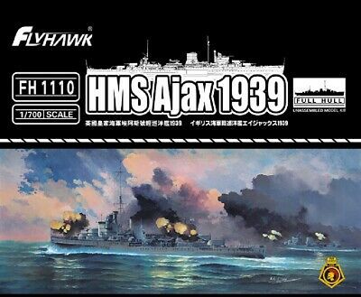 1:700 Light Cruiser HMS Ajax 1939