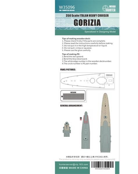 1:350 Italian Heavy Cruiser Gorizia (Trumpeter 05349)