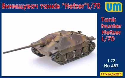 1:72 Tank Hunter Hetzer L/70
