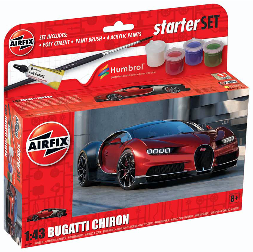 1:43 Bugatti Chiron Small Starter Set