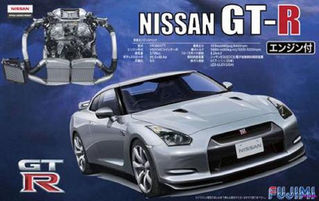 1:24 Nissan GT-R R34 + Engine
