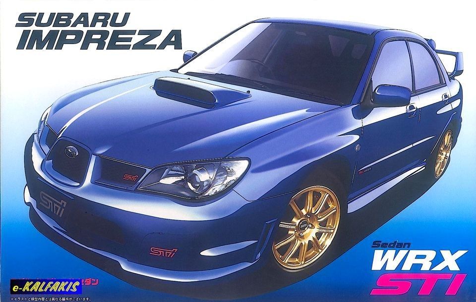 1:24 Subaru Impreza Sedan WRX Sti