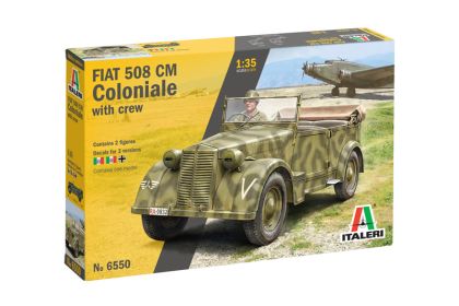 1:35 Fiat 508 CM Coloniale with Crew