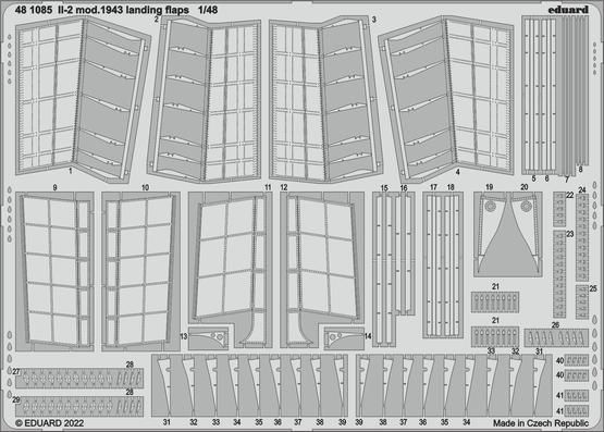 1:48 Il-2 mod. 1943 landing flaps