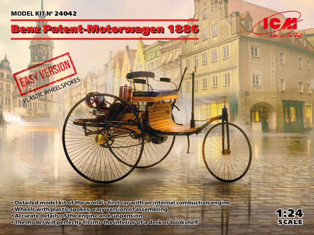 1:24 Benz Patent-Motorwagen 1886 – EASY version