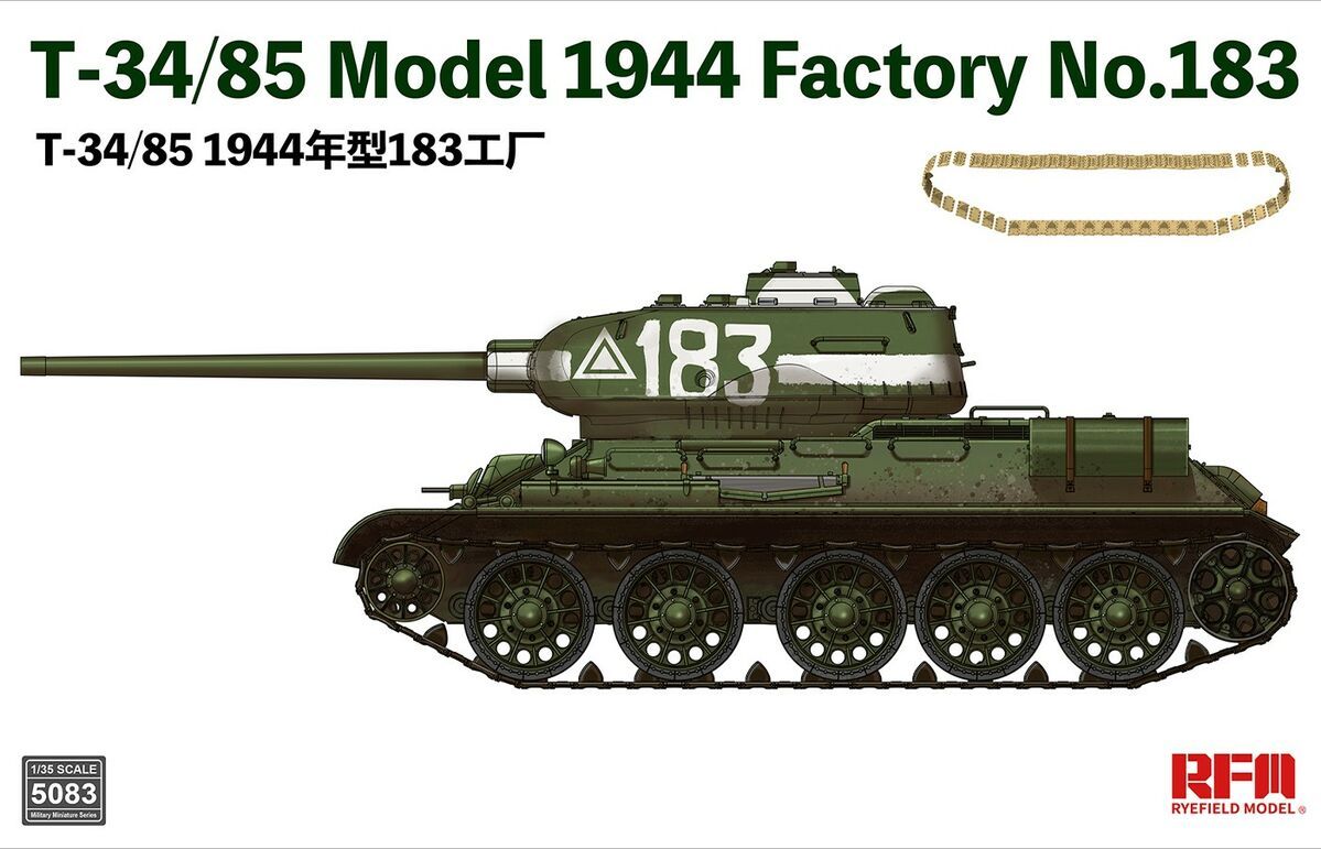 1:35 T-34/85 Model 1944 Factory No.183