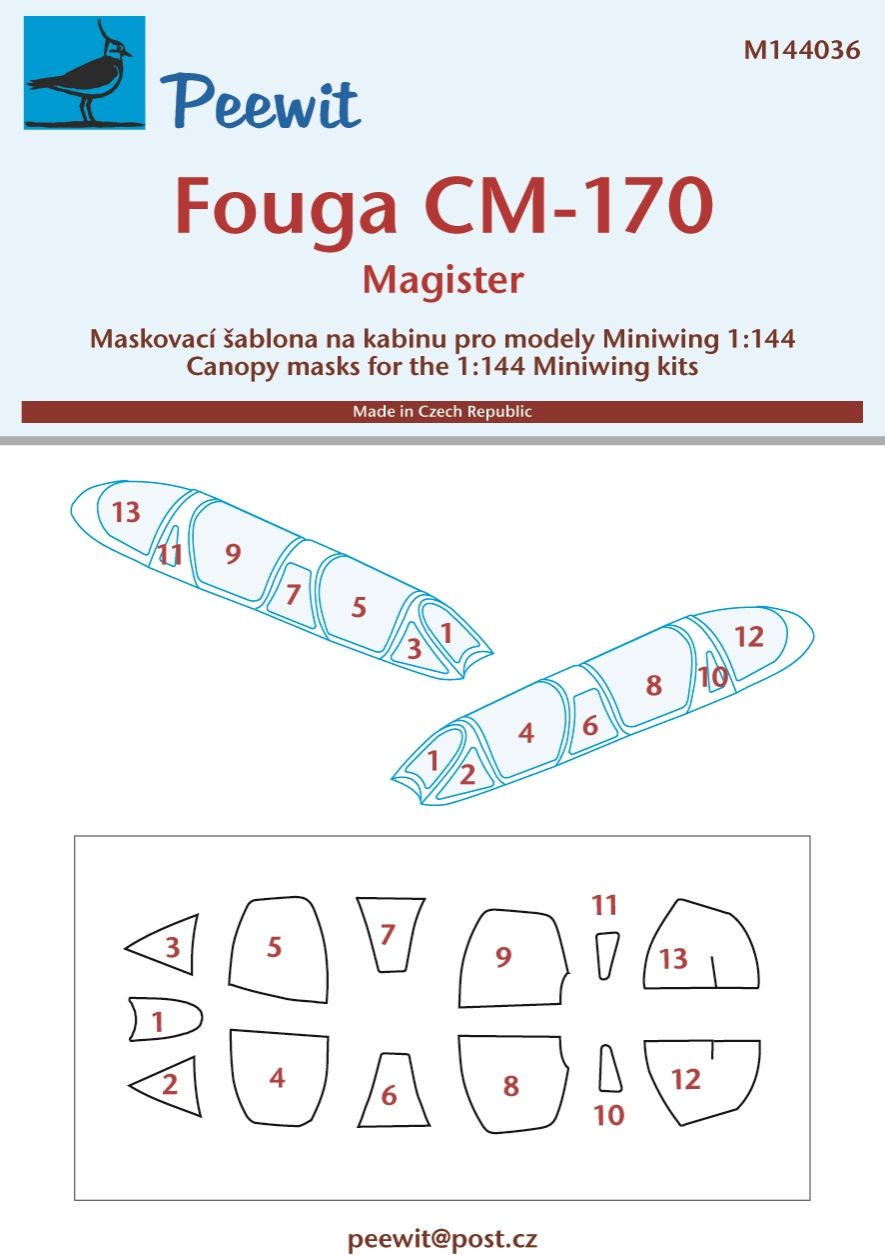 1:144 Fouga CM.170 MAGISTER