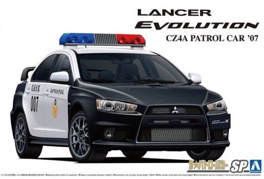 1:24 Mitsubishi CZ4A Lancer Evolution X Patrol Car '07