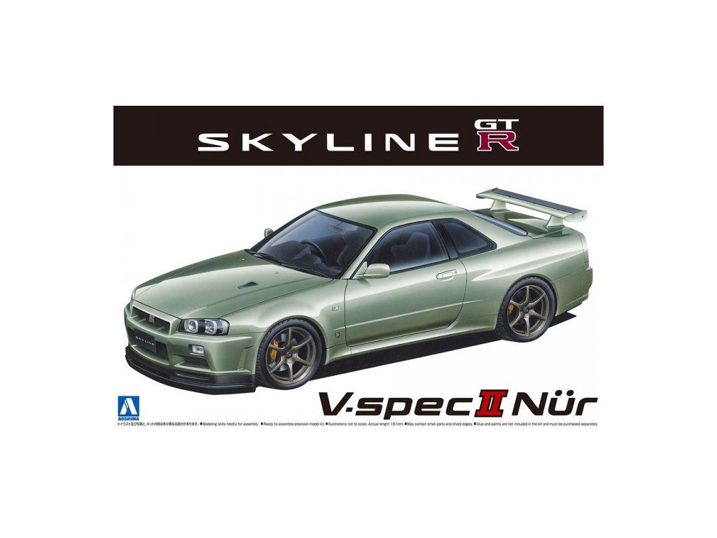 1:24 Nissan BNR34 Skyline GT-R V-specII Nür. '02