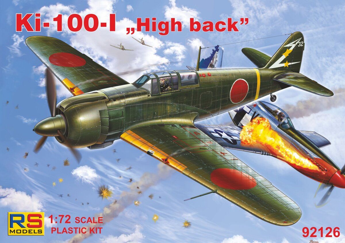 1:72 Ki-100 High back