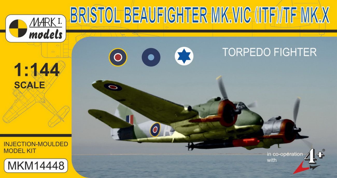1:144 Bristol Beaufighter Mk.VIC (ITF) & TF Mk.X ‚Torpédový stíhač’