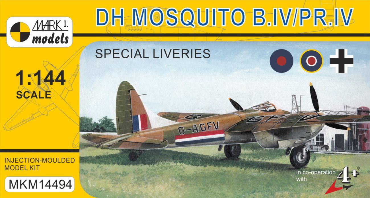 1:144 DH Mosquito PR.IV/B.IV ‚Speciální kabáty‘