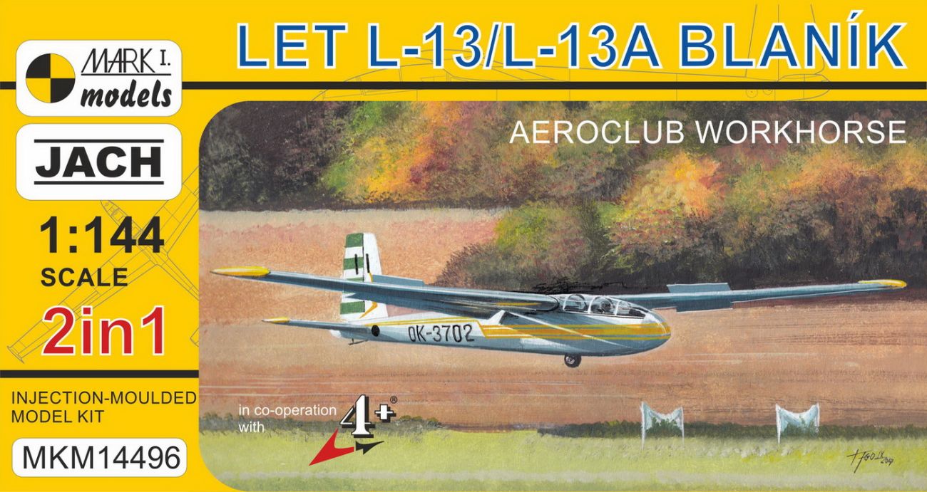 1:144 L-13 Blaník ‚Tahoun aeroklubů‘